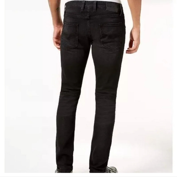 Guess heavy distressed moto jeans slim tapered - Picture 4 of 9